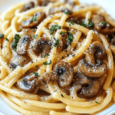 Brown Butter Mushroom Pasta