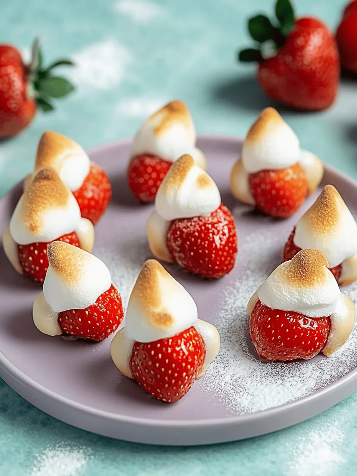 Toasted Marshmallow Strawberries