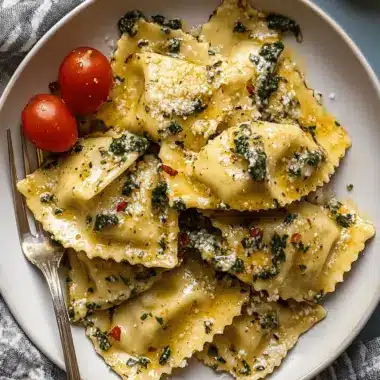 Creamy Tuscan Ravioli