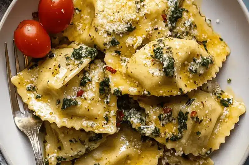Creamy Tuscan Ravioli
