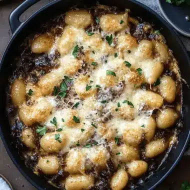 French Onion Gnocchi
