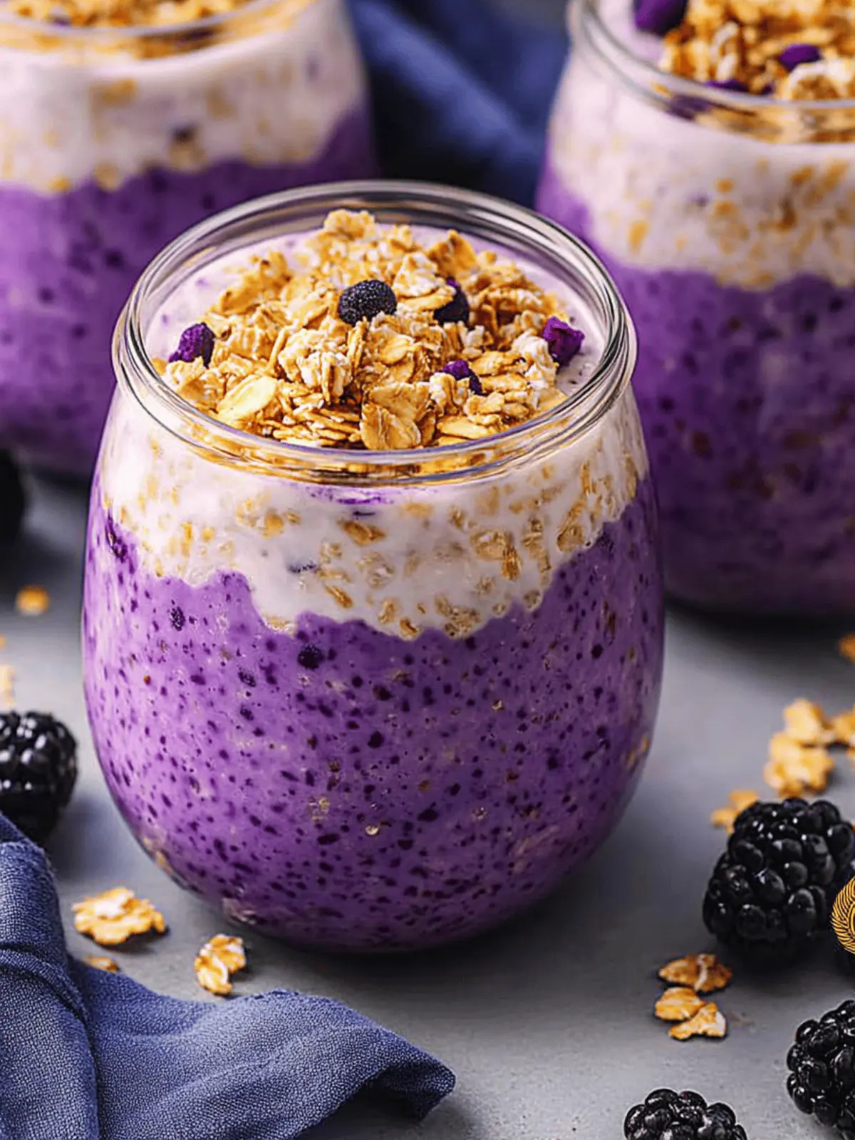 UBE Overnight Oats