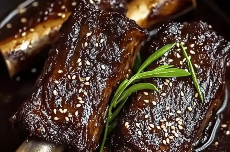 Ginger Miso Braised Short Ribs