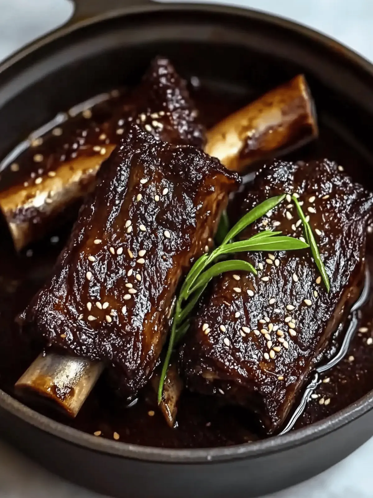 Ginger Miso Braised Short Ribs