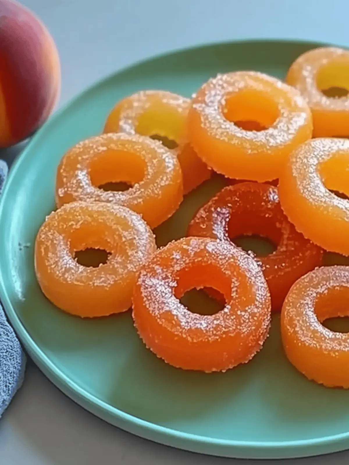 Homemade Peach Rings