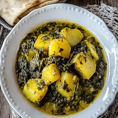Potato and Spinach Curry