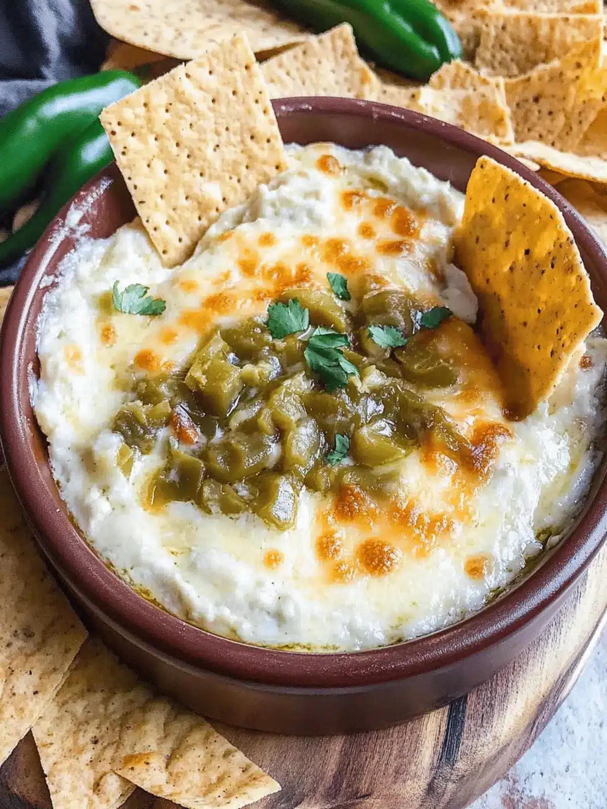 Hatch Green Chile Cheese Dip