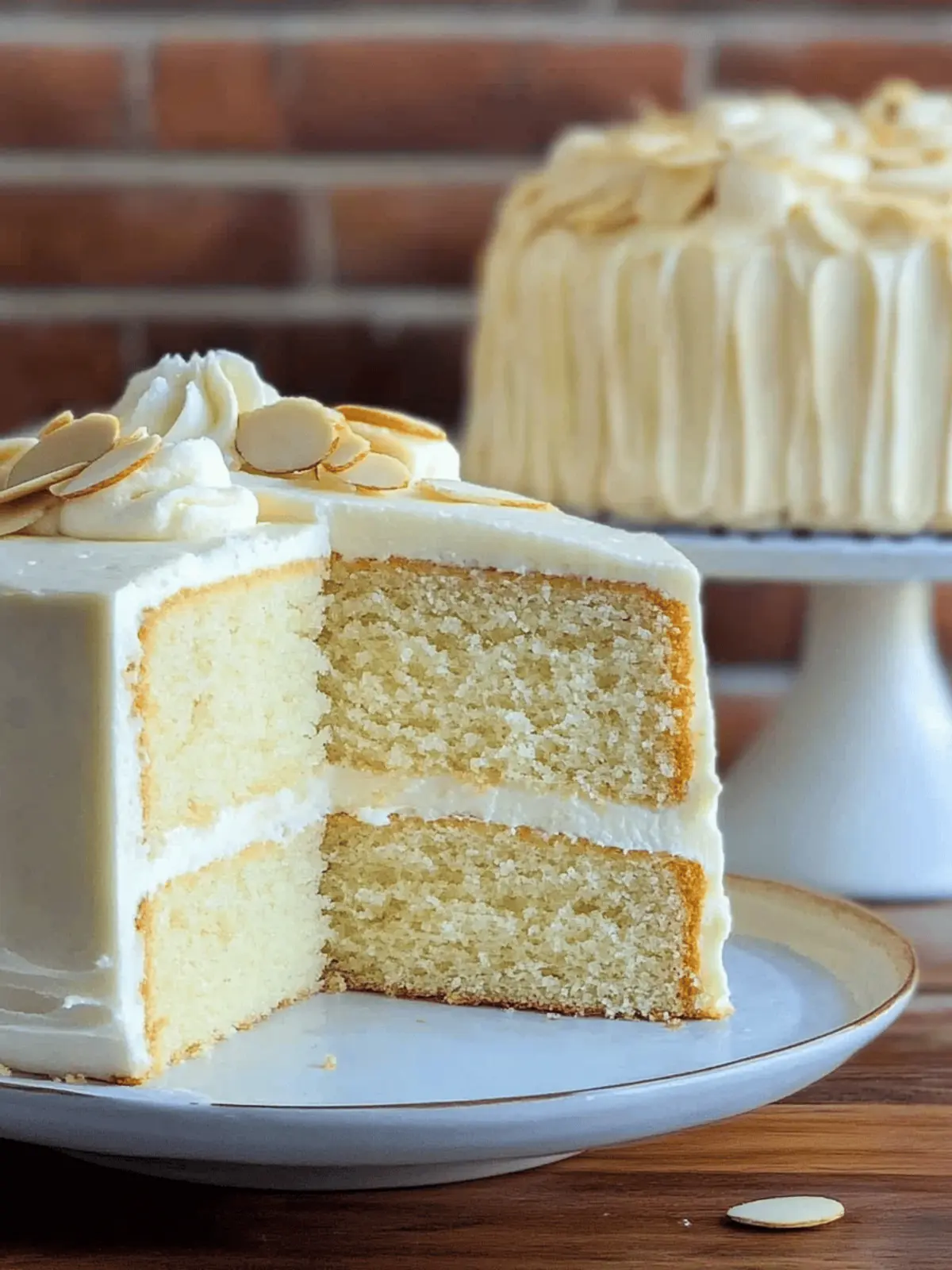 Vanilla Almond Cake