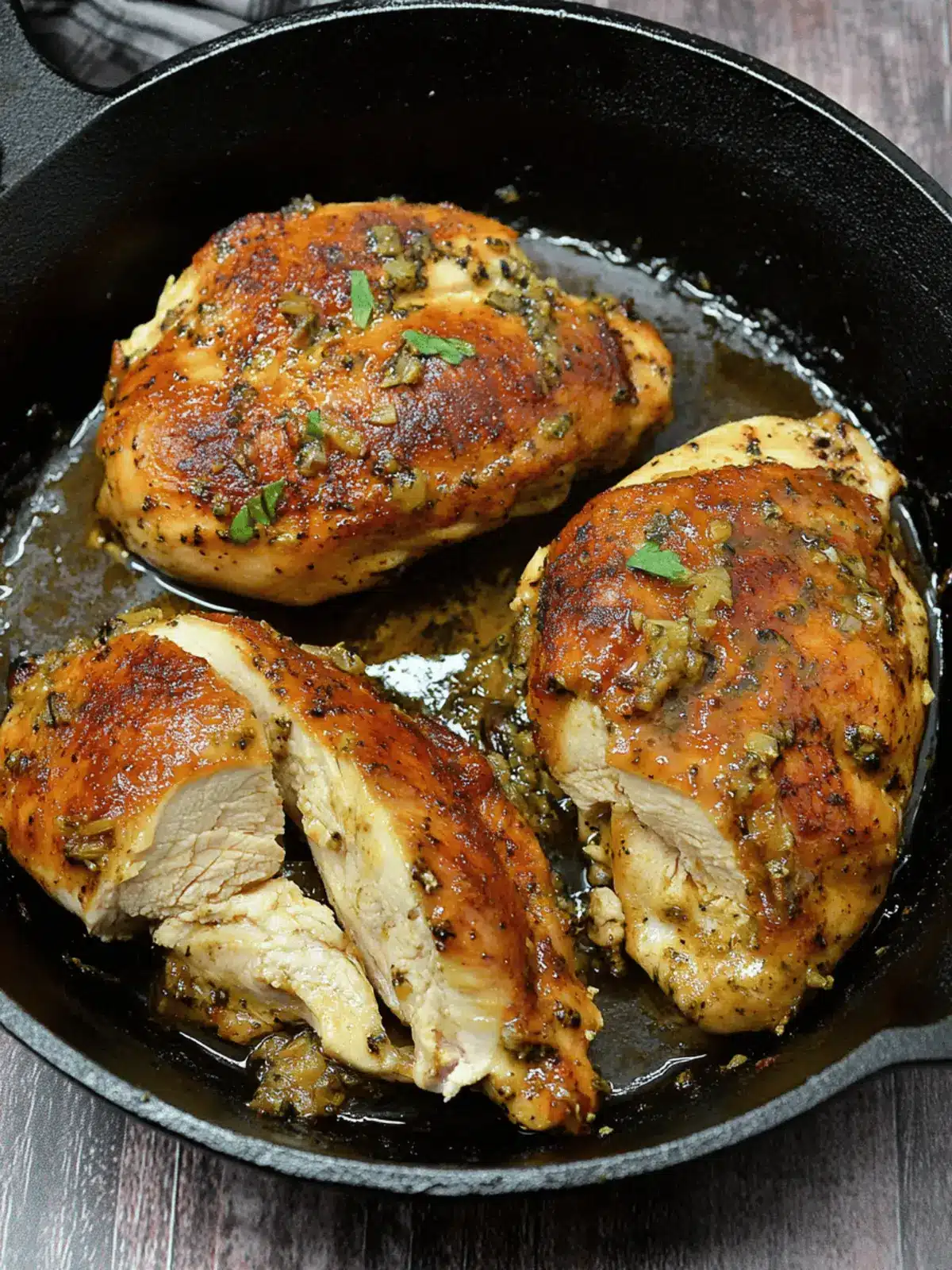 Cast Iron Skillet Chicken Breasts