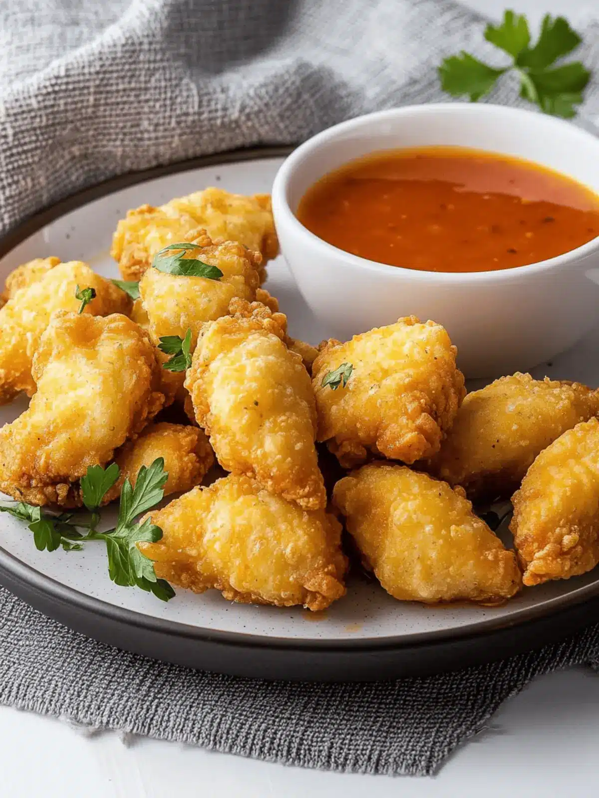 Pickle Brined Chicken Nuggets