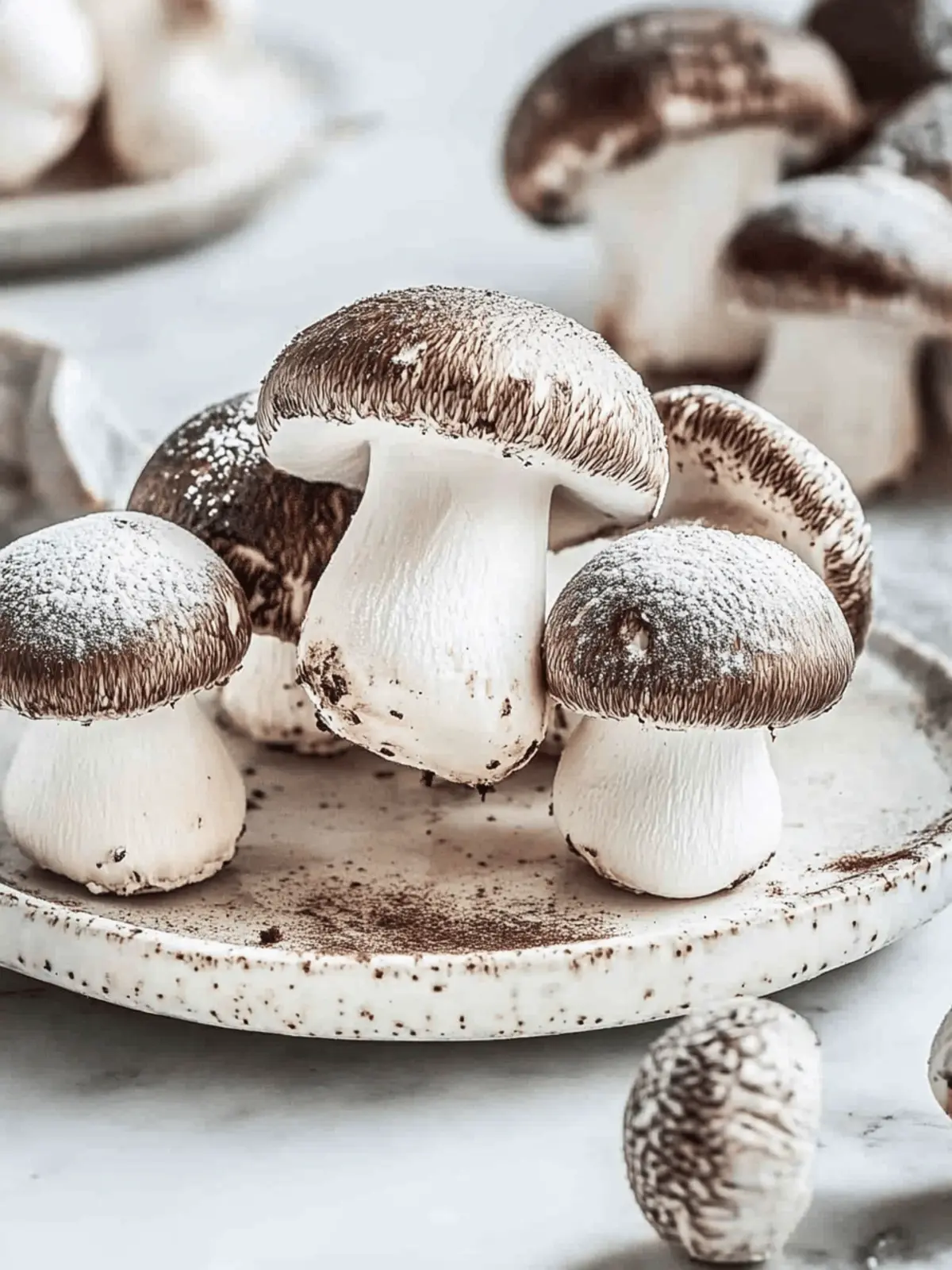 Meringue Mushrooms