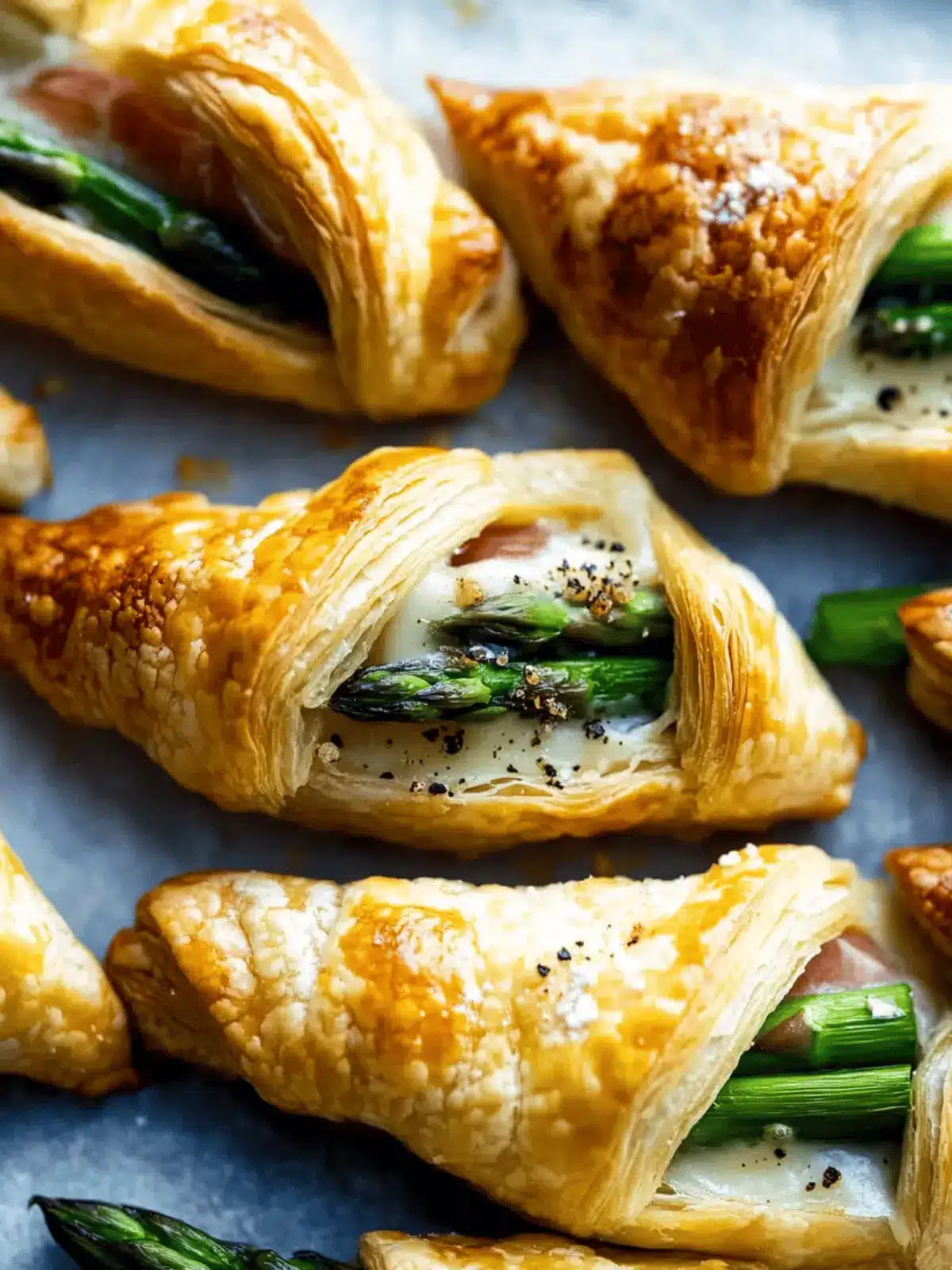 Prosciutto Asparagus Puff Pastry