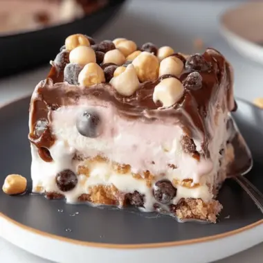 Buster Bar Ice Cream Cake