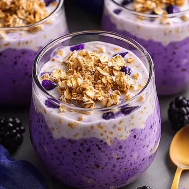 UBE Overnight Oats