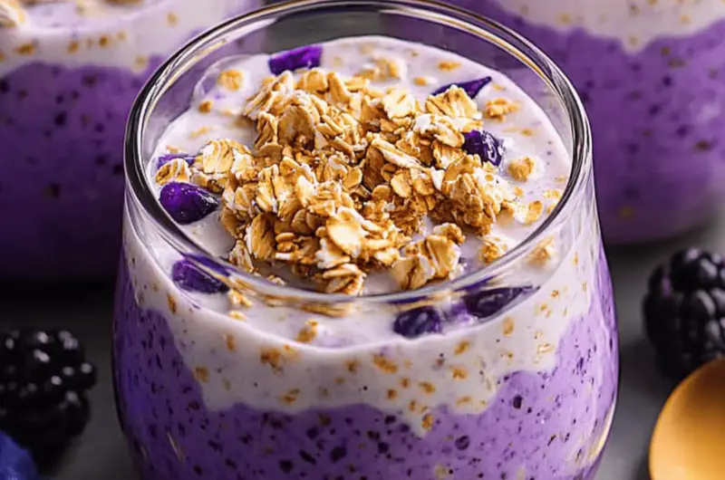 UBE Overnight Oats