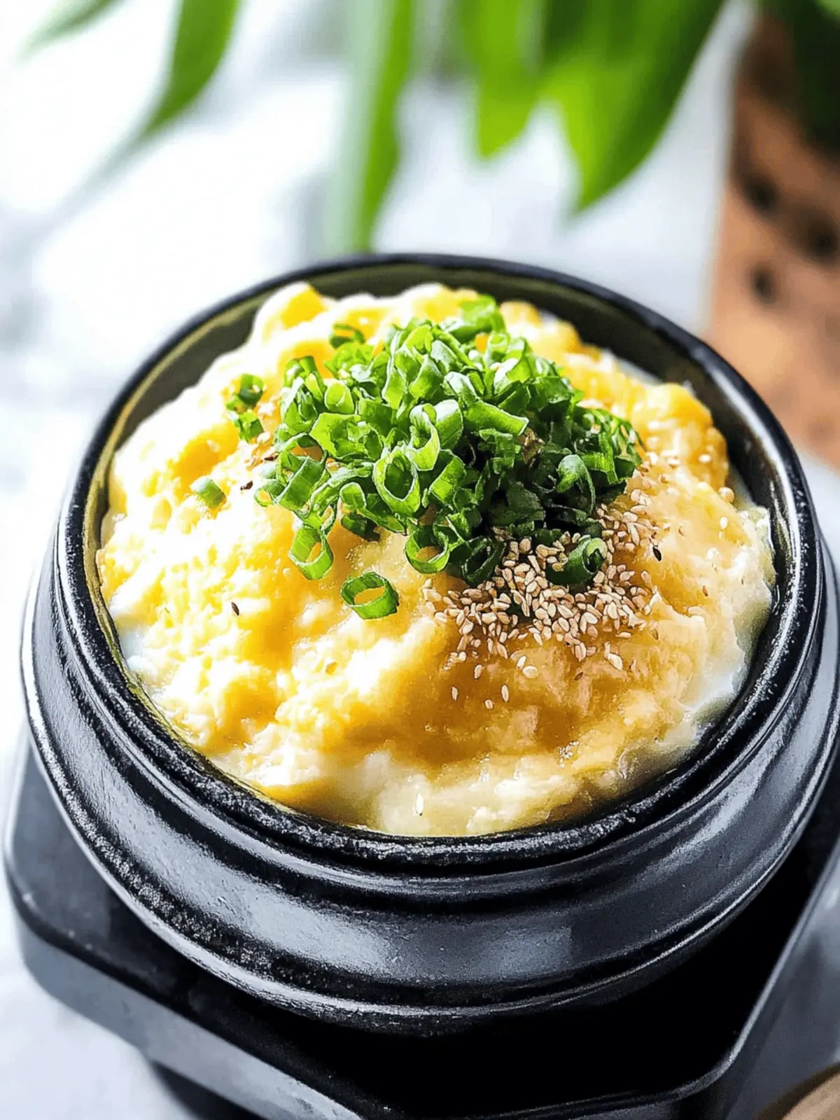 Korean Steamed Eggs