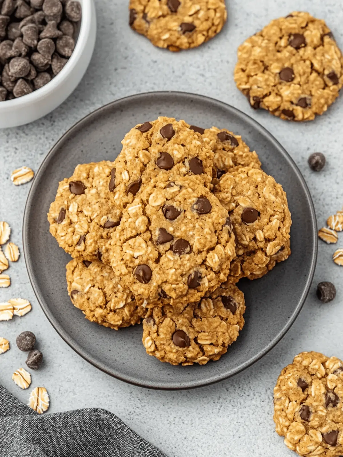Peanut Butter Oatmeal Protein Cookies