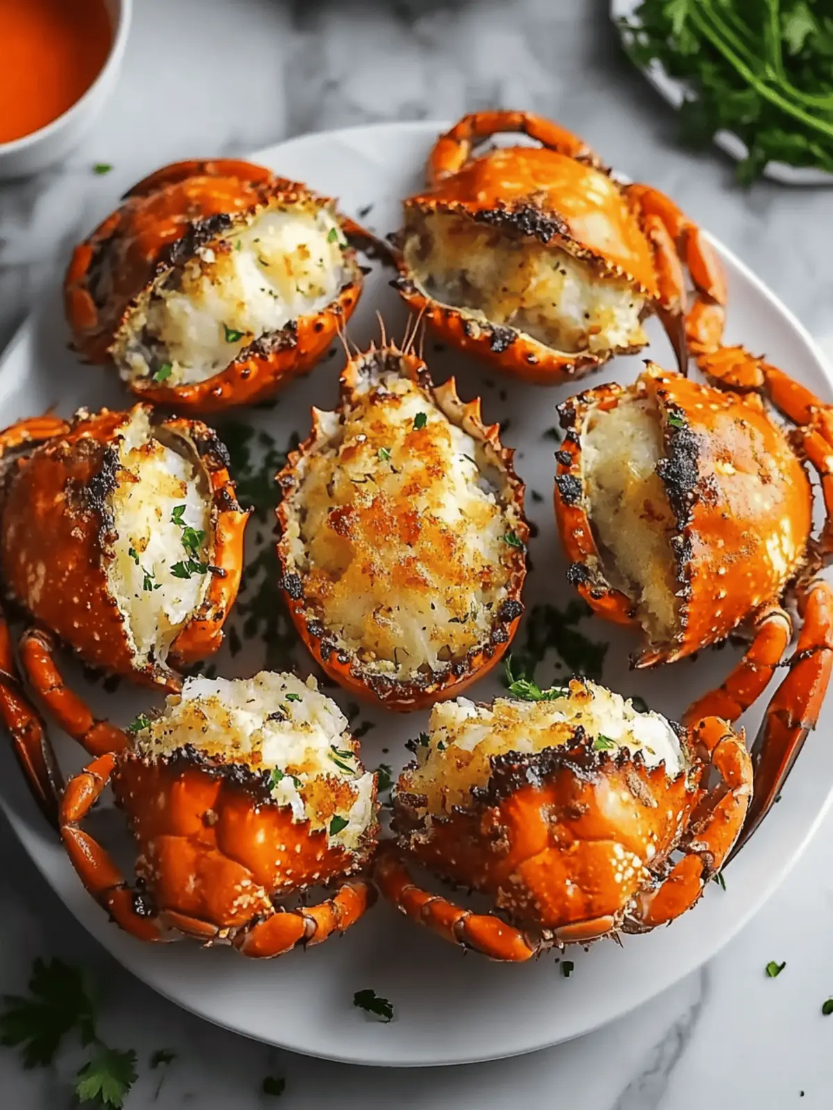 Seafood Stuffed Crab