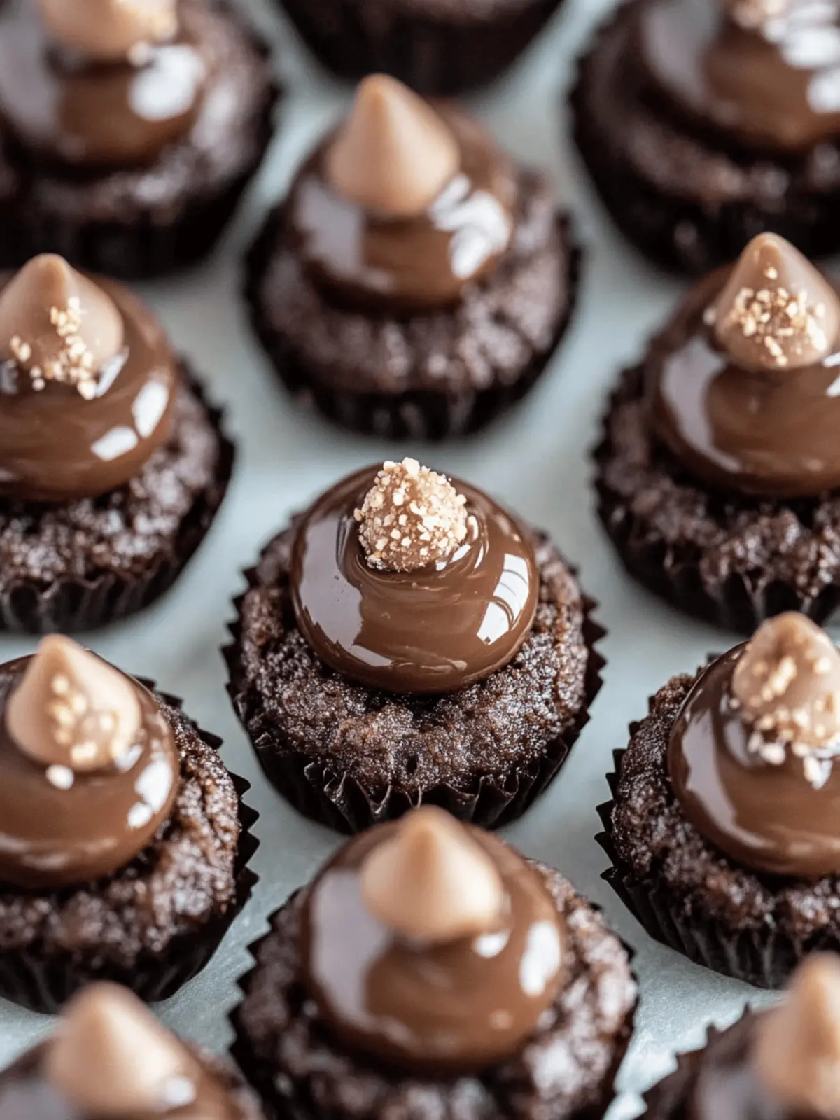Chocolate Caramel Blossoms