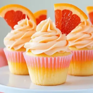 Tequila Sunrise Cupcakes