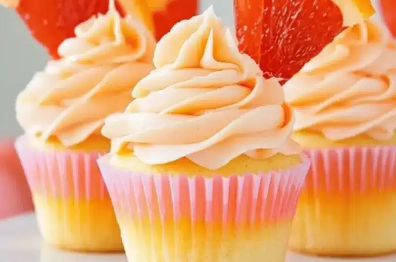 Tequila Sunrise Cupcakes