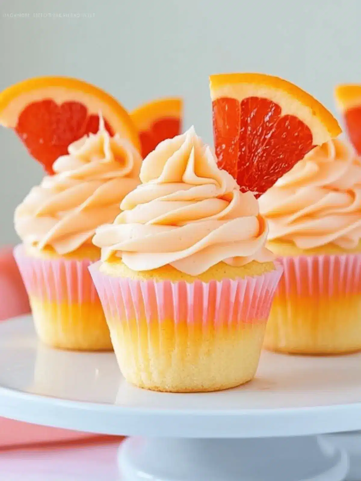 Tequila Sunrise Cupcakes