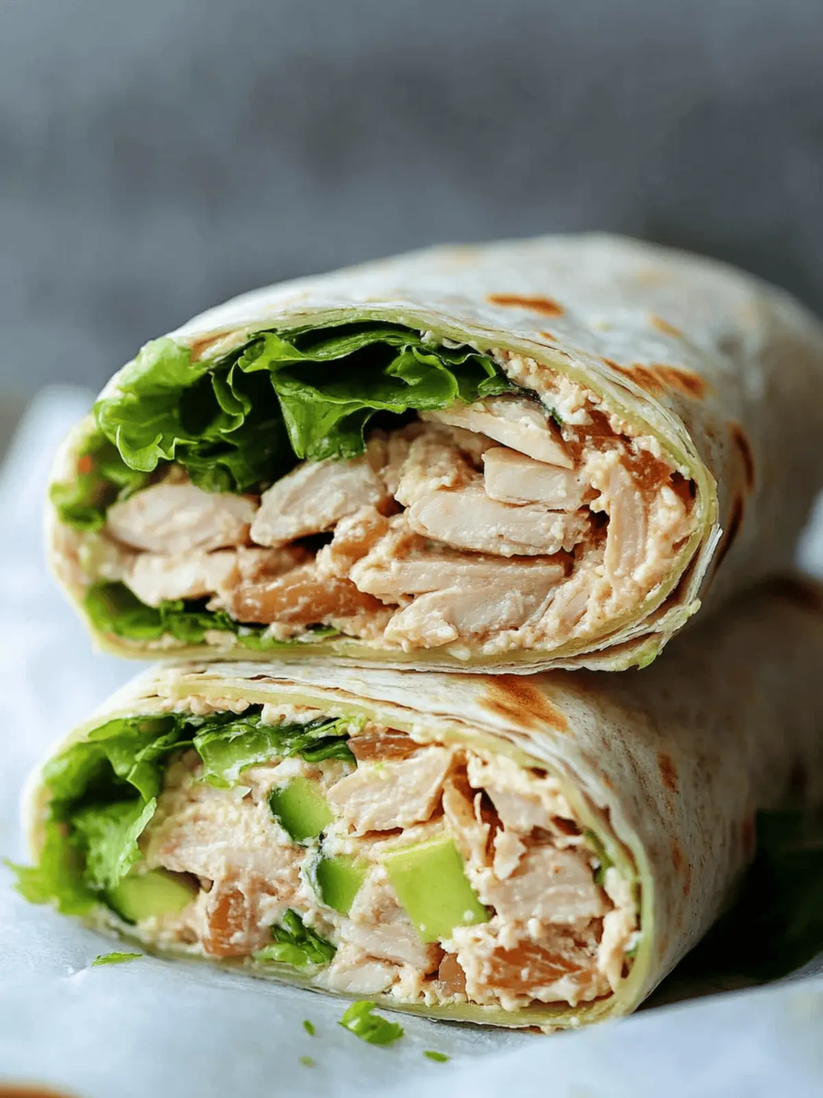 Simple Tuna Wrap