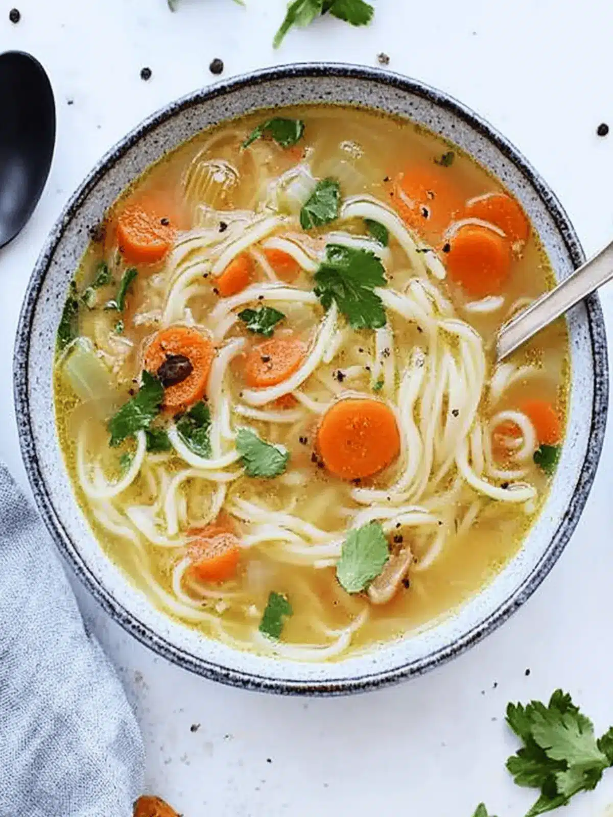 Vegan Vegetable Noodle Soup