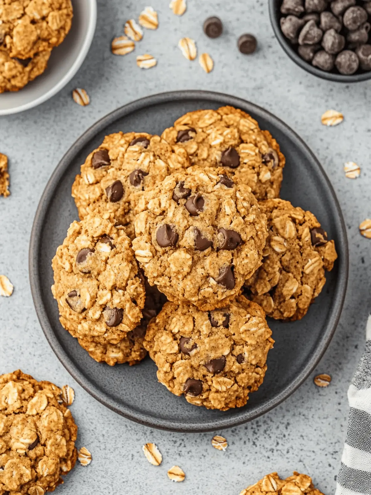 Peanut Butter Oatmeal Protein Cookies