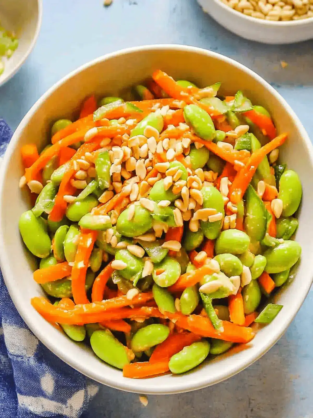 Edamame, Carrot and Cucumber Salad