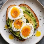 Jammy Egg, Avocado & Pesto Toast