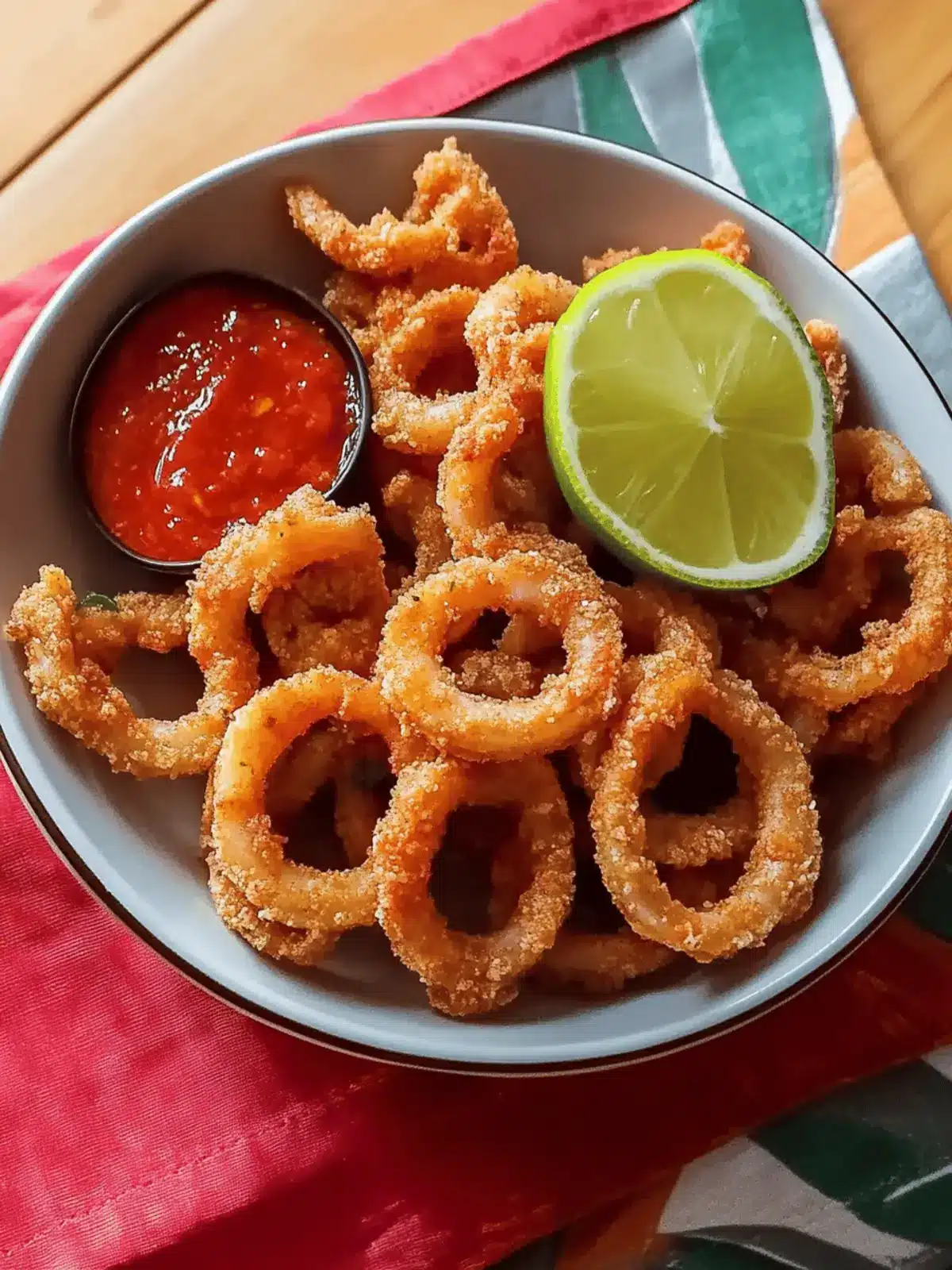 Calamari with Tomato Sauce