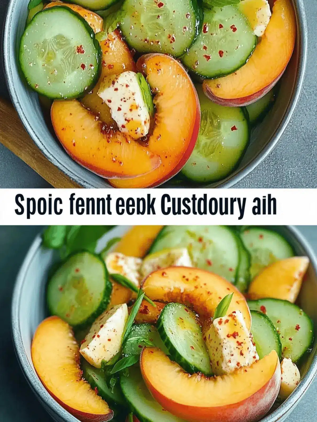 Spicy Peach Cucumber Salad: A Sweet and Sizzling Summer Treat 4 Spicy Peach Cucumber Salad