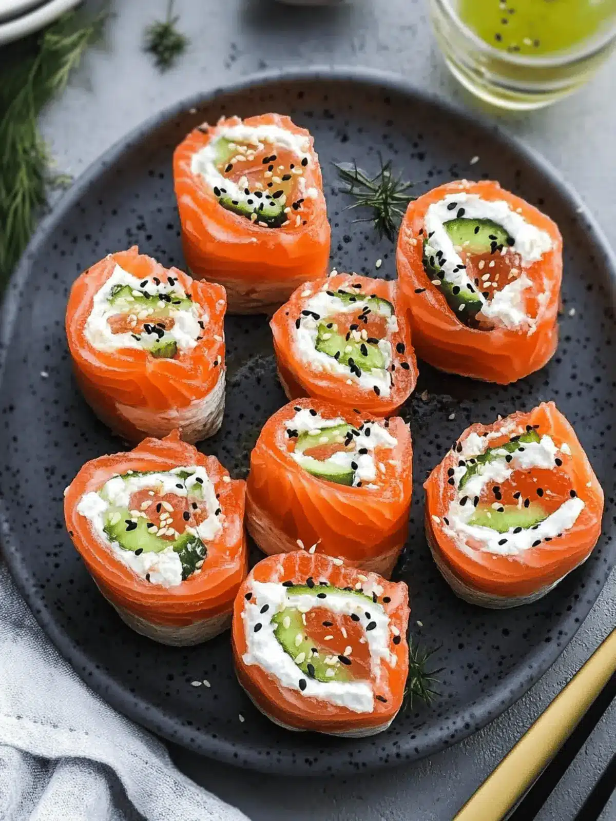 Smoked Salmon Roll Ups