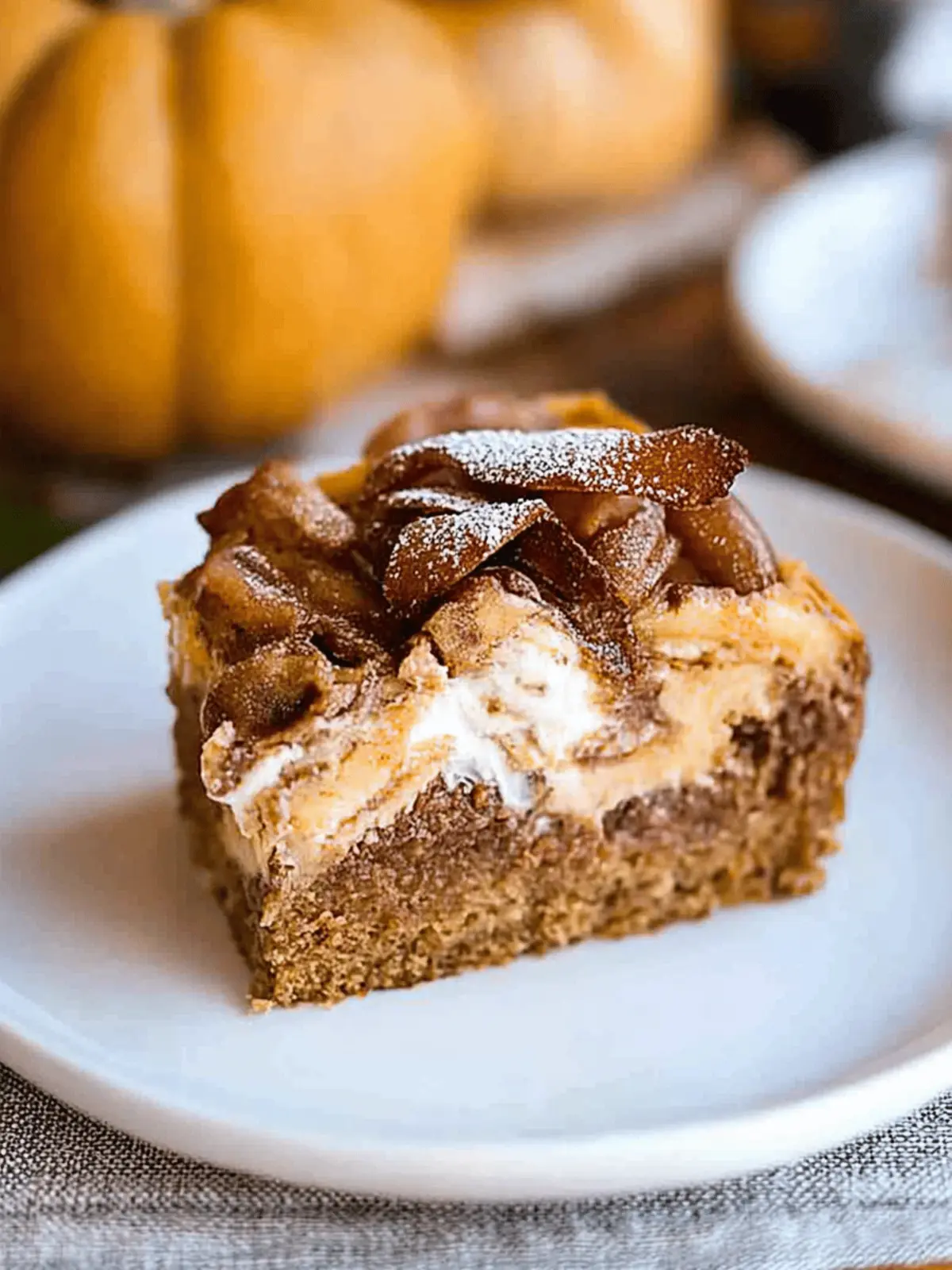 Pumpkin Earthquake Cake