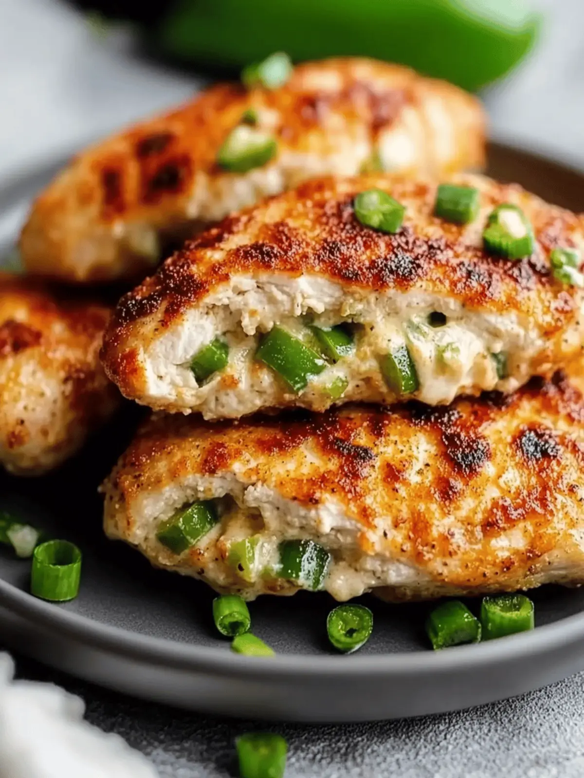 Jalapeño Cream Cheese Stuffed Chicken