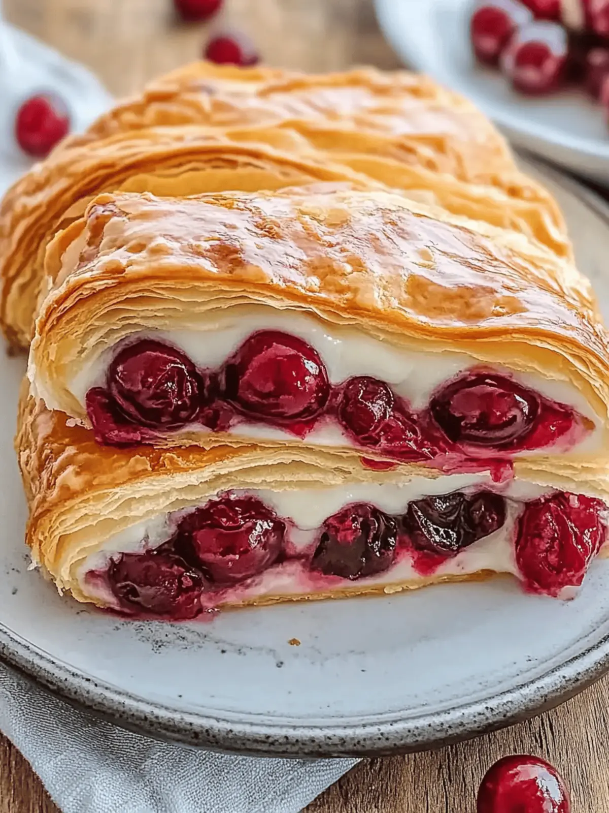 Cherry Cheese Danish