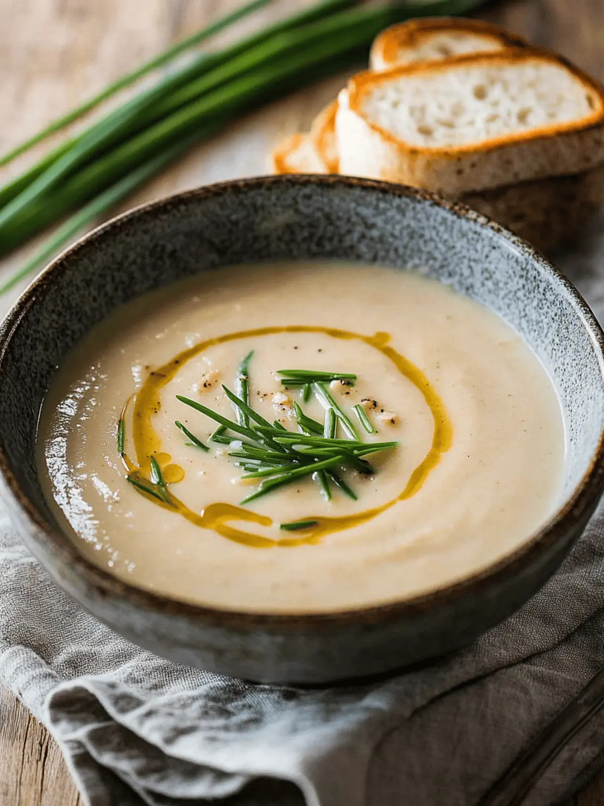 Creamy Chive and Potato Soup