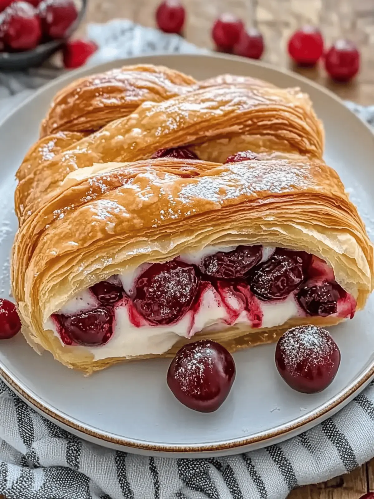 Cherry Cheese Danish