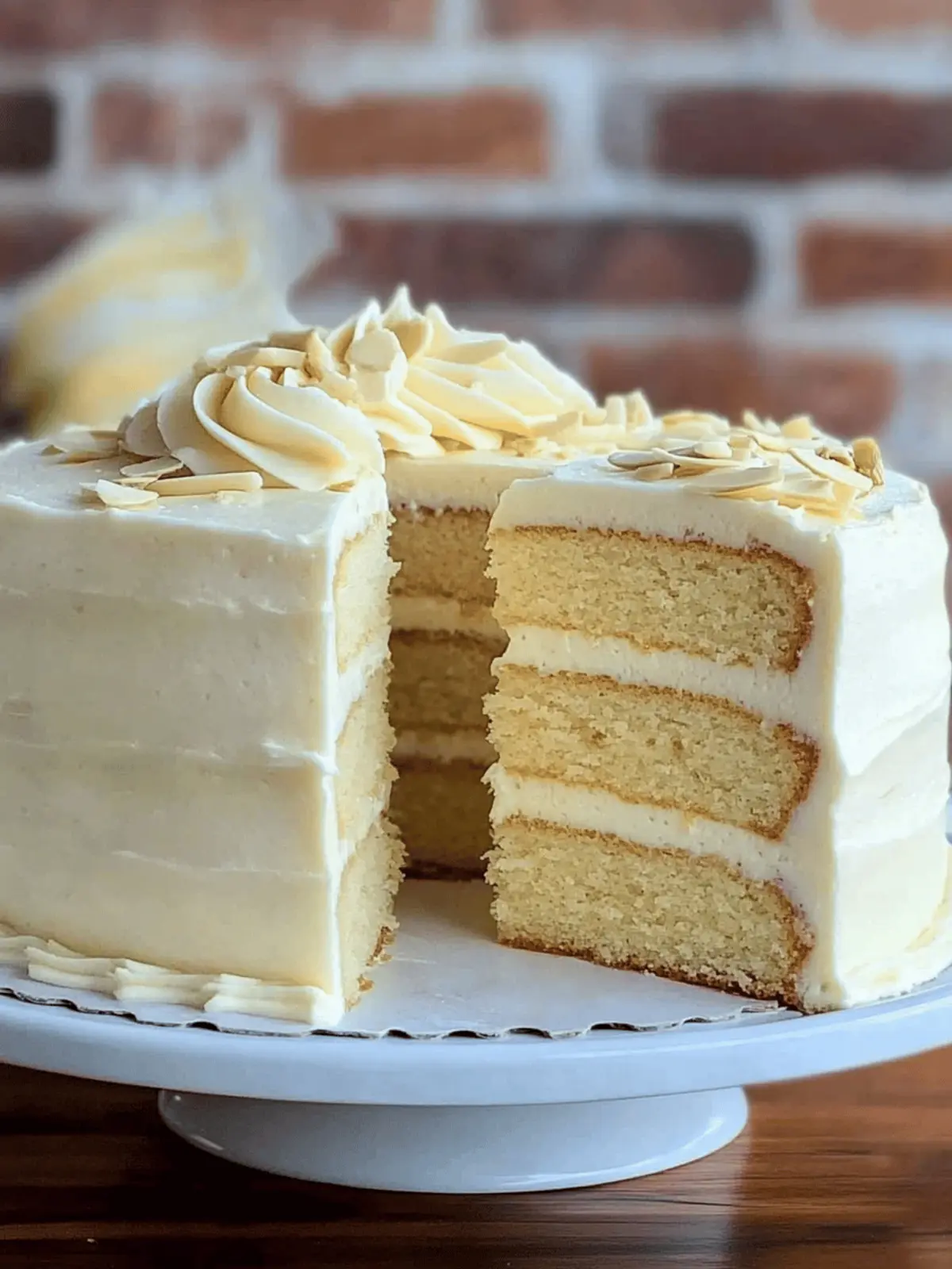 Vanilla Almond Cake