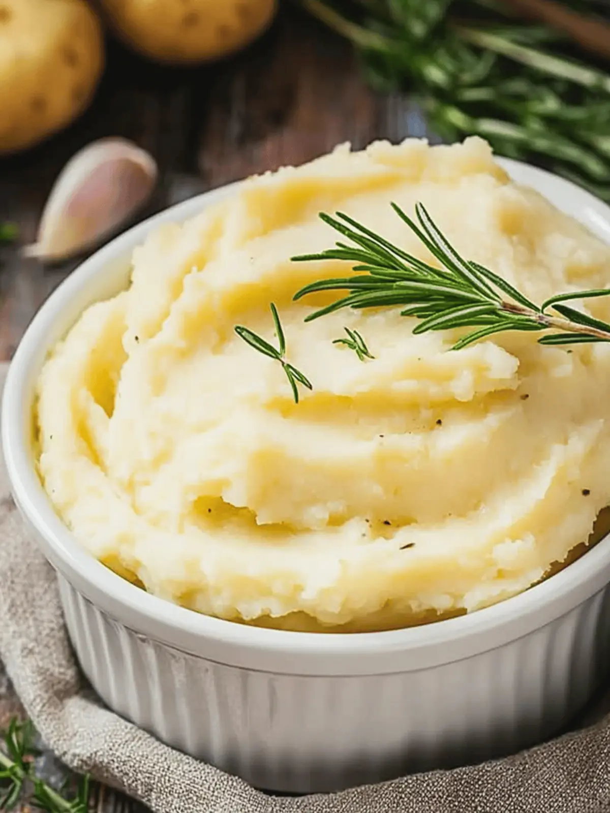 Garlic Rosemary Mashed Potatoes