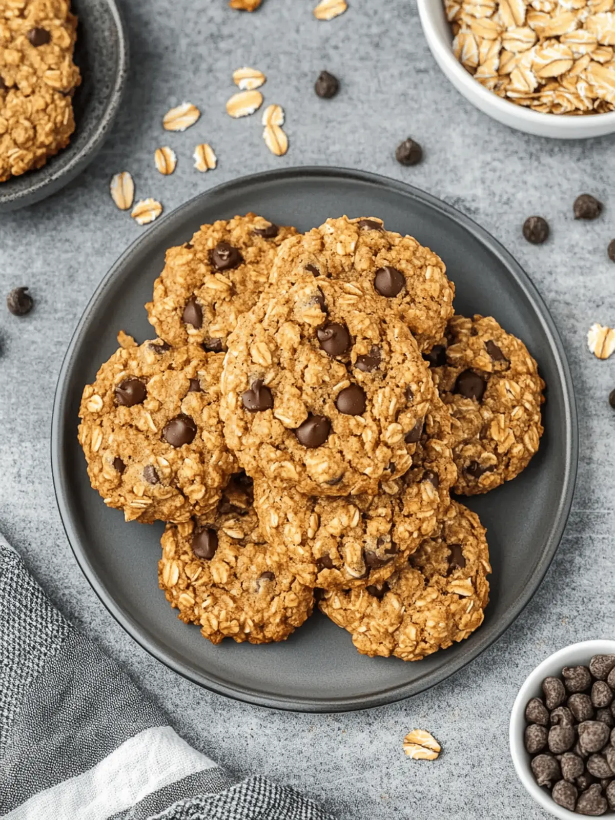 Peanut Butter Oatmeal Protein Cookies
