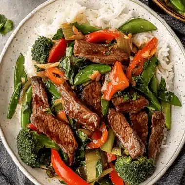 Veggie-Packed Flank Steak Stir Fry