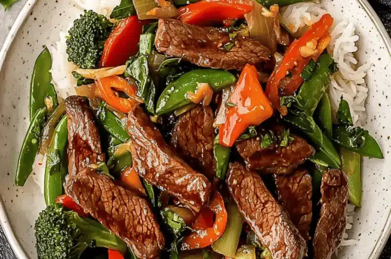Veggie-Packed Flank Steak Stir Fry