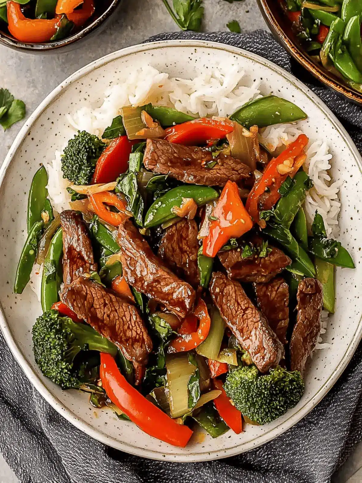 Veggie-Packed Flank Steak Stir Fry