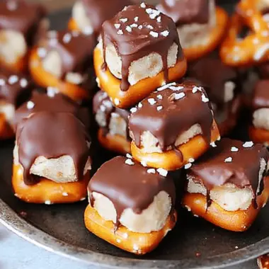 Cookie Dough Pretzel Bites