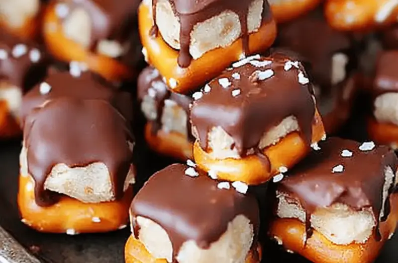 Cookie Dough Pretzel Bites