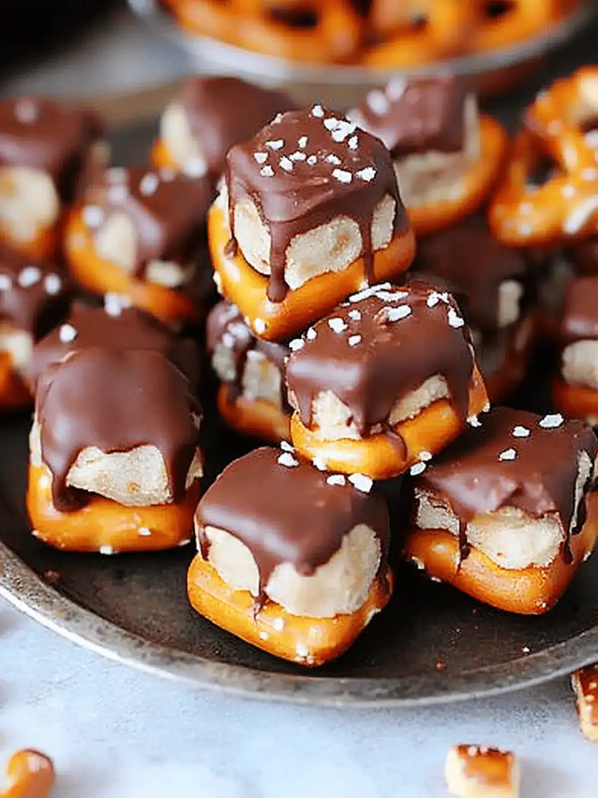 Cookie Dough Pretzel Bites