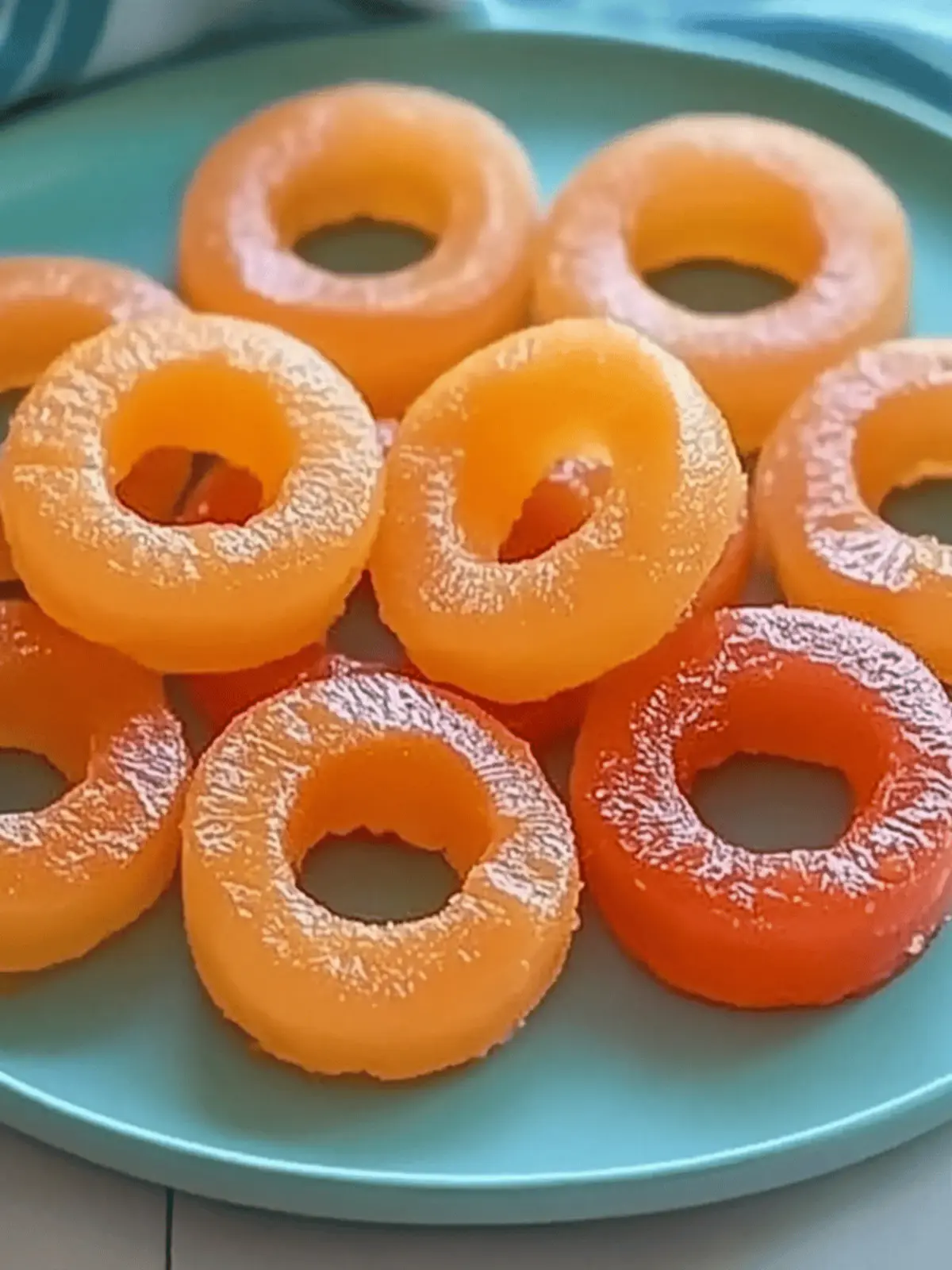 Homemade Peach Rings