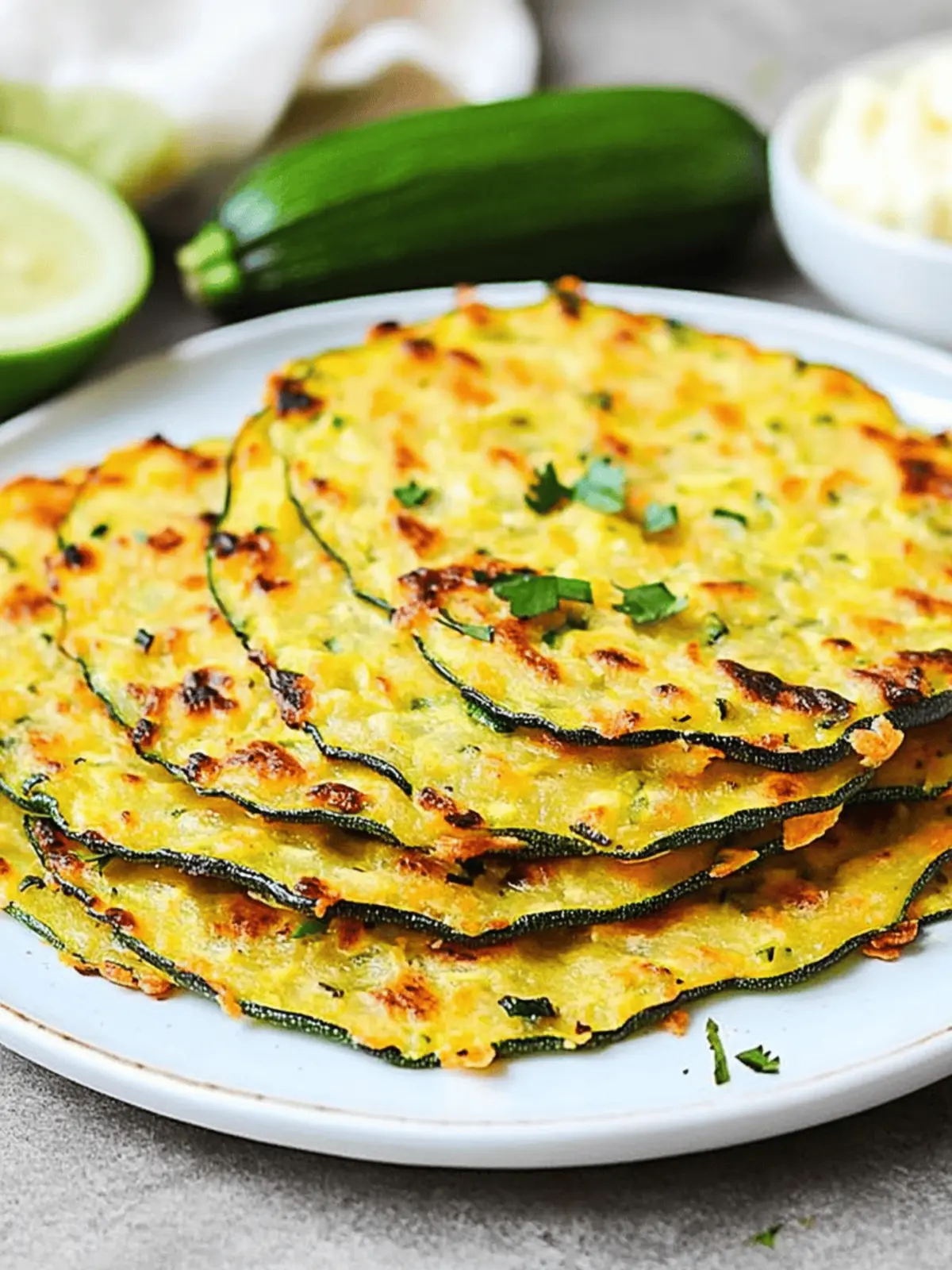 Soft Zucchini Taco Shells